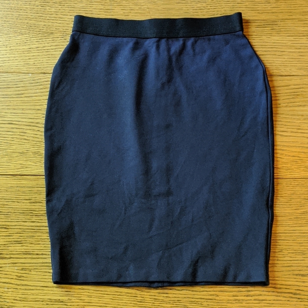 2 for $5 Maison Jules Navy Blue Pencil Skirt Sz XS